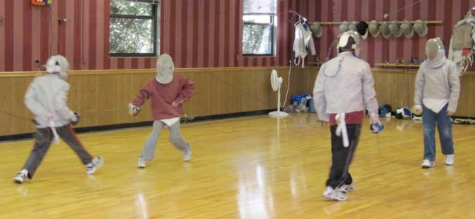 Fencing Practice