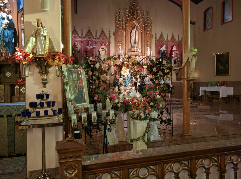 Our Rosary Shrine for October